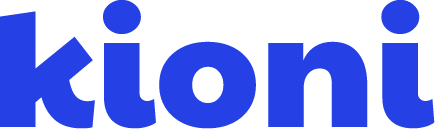 Kioni Talent Logo in Blue